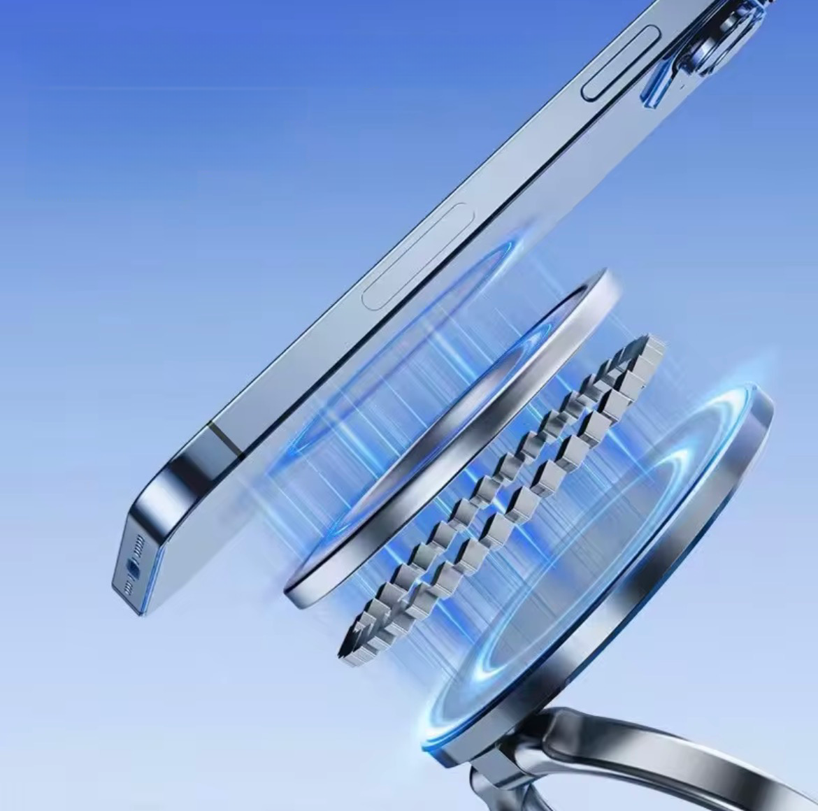 Magnetni držač za telefon sa vakuum suction sistemom 360°