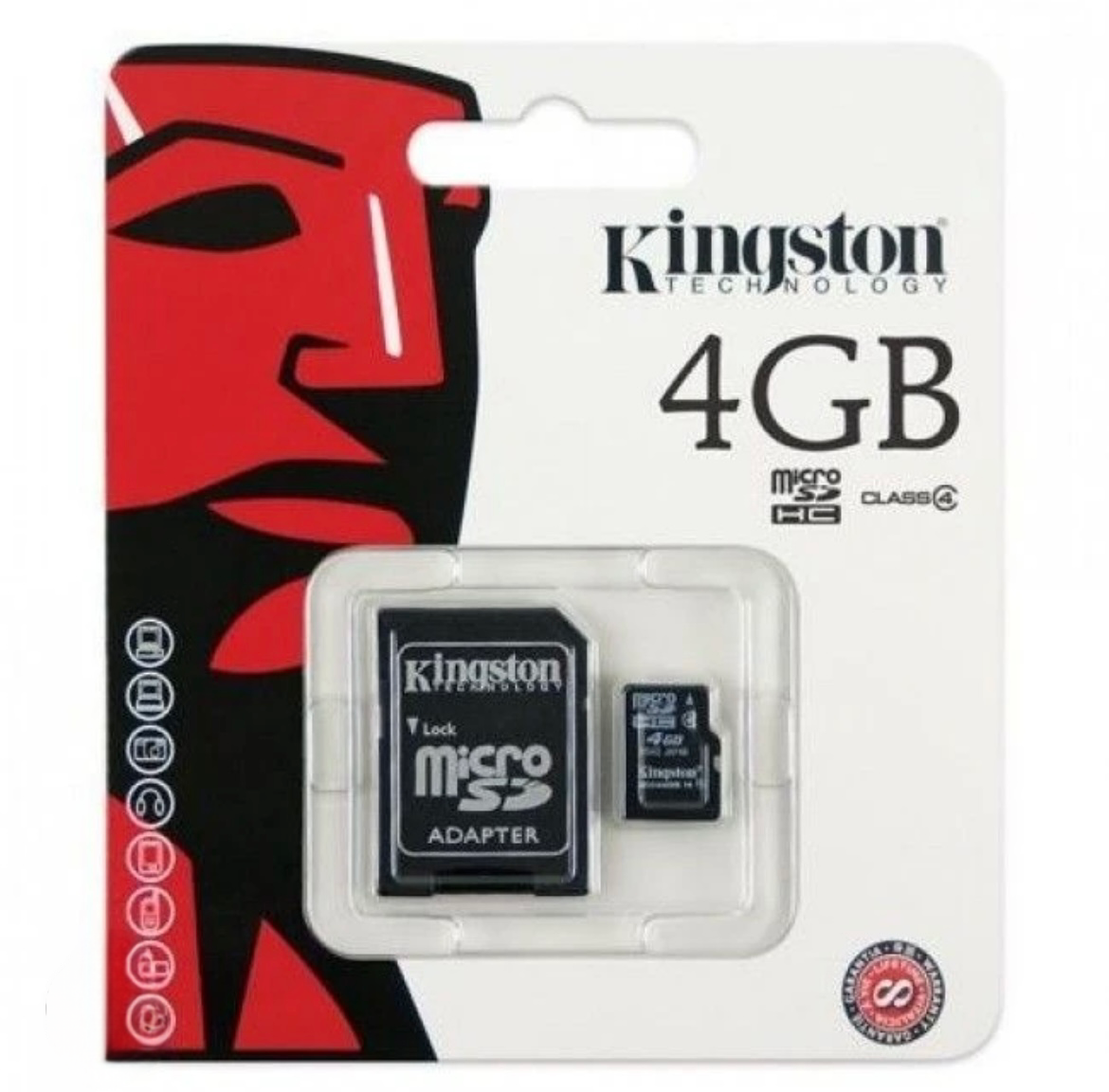 Kingston Micro SD memorijska kartica 4GB + adapter