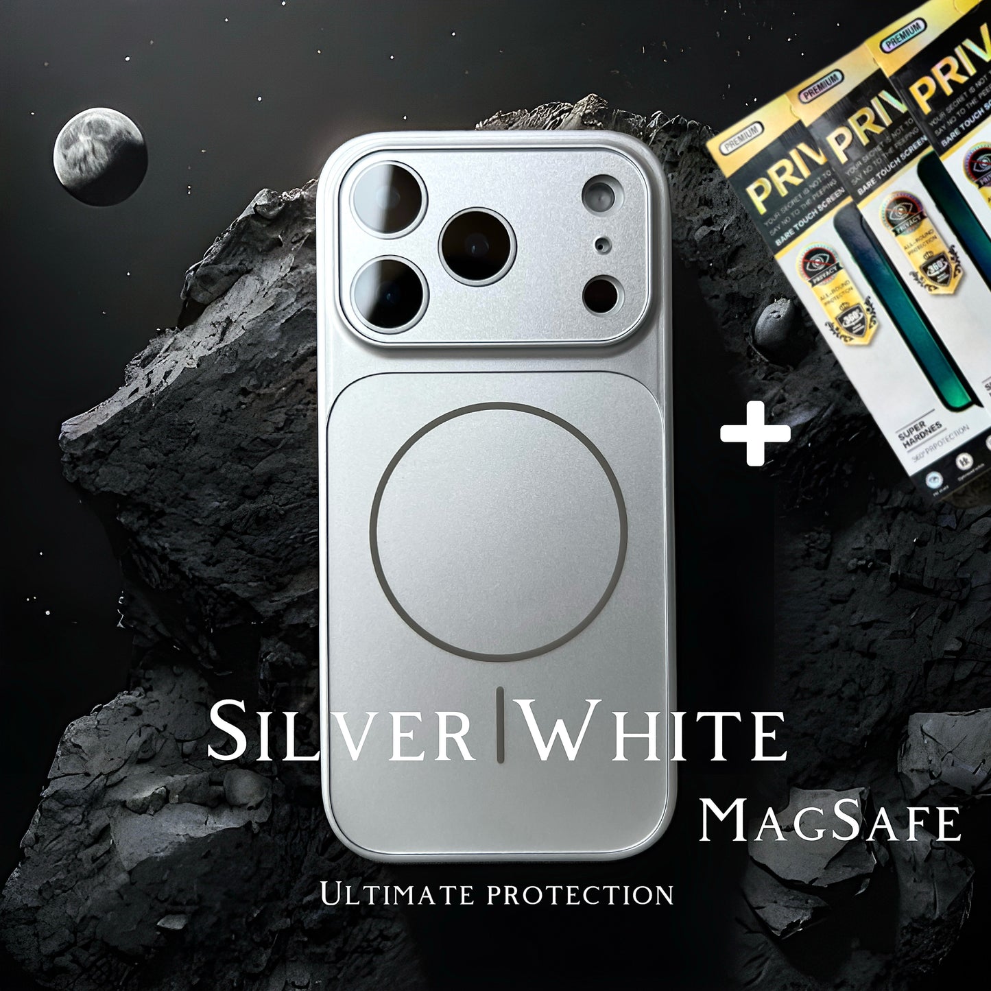 Gorilla Paket Silver White MagSafe