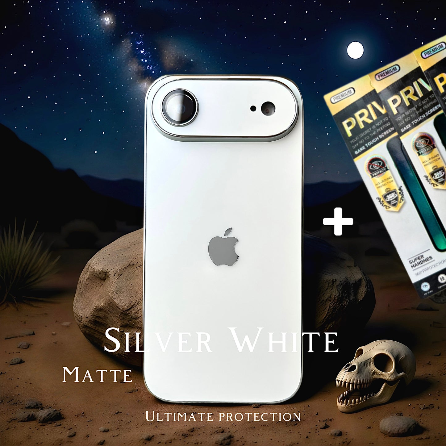 Gorilla Paket Silver White Matte
