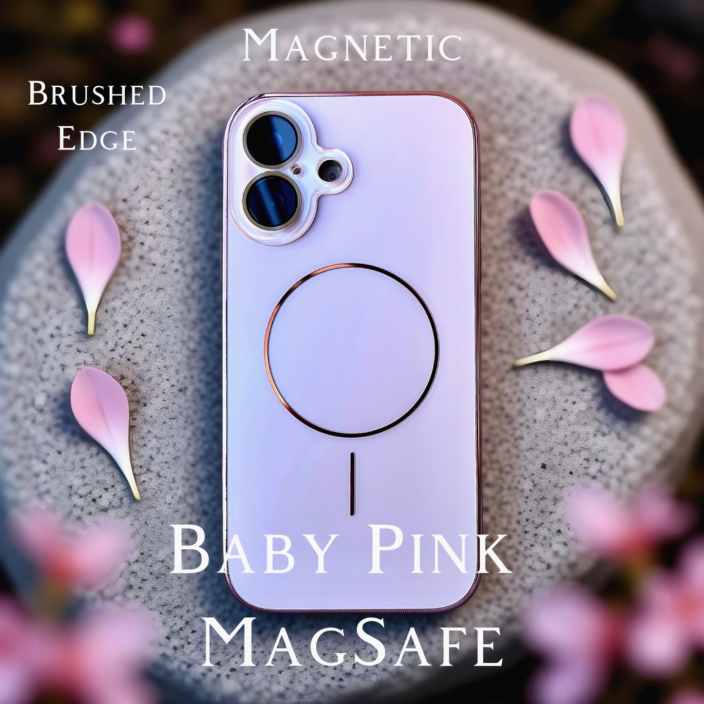 Baby Pink MagSafe (Brushed Edge)