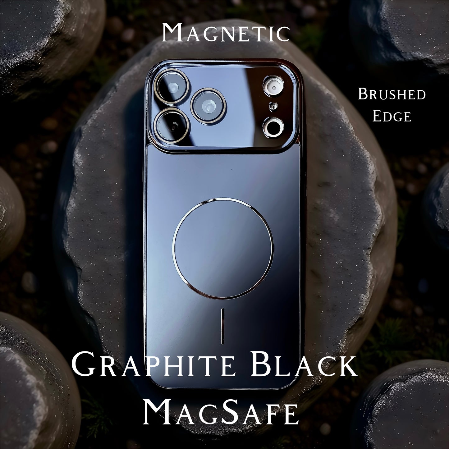Graphite Black MagSafe (Brushed Edge)