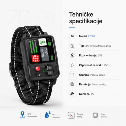 SafeZone ZF500 – GPS bežična ograda za pse