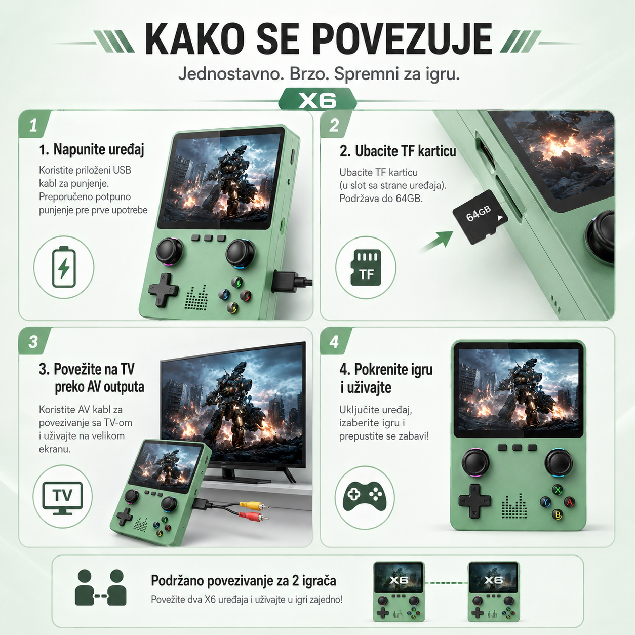 X6 Pocket - Gaming konzola