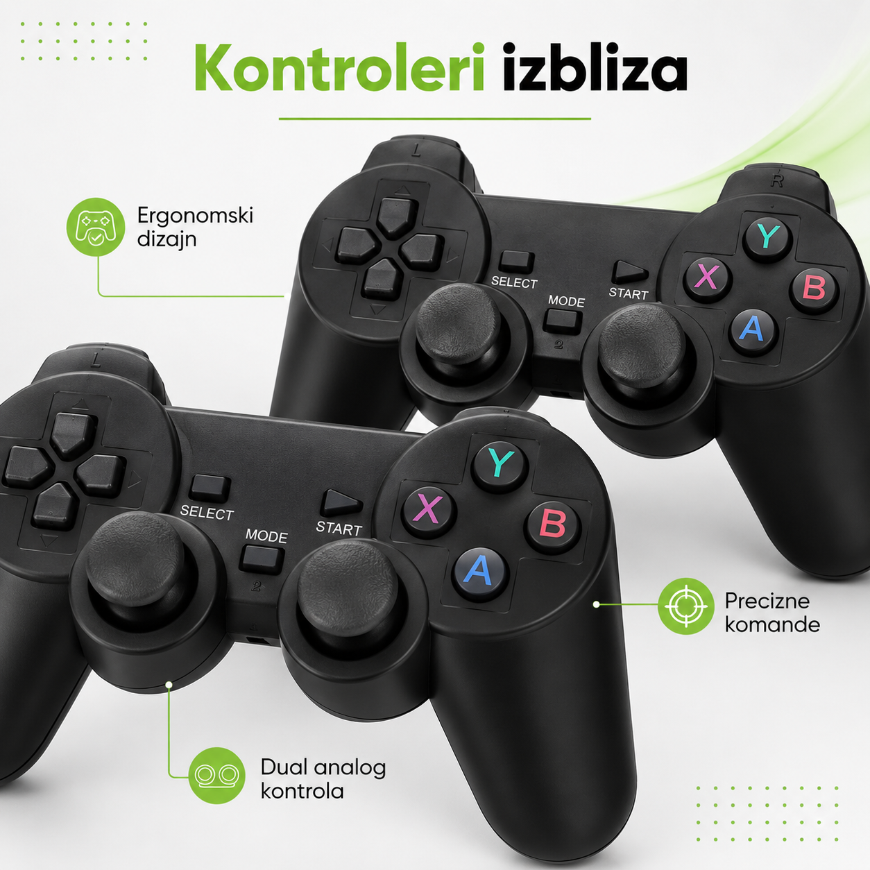 Gorilla Game Stick Lite | 2 bežična kontrolera
