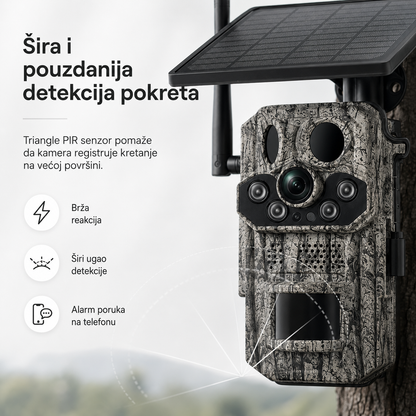 TrailGuard AI 4G Solar – pametna lovačka kamera sa SIM karticom