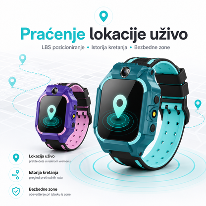 Gorilla KidSafe - dečiji pametni sat sa pozivima, lokacijom i SOS funkcijom