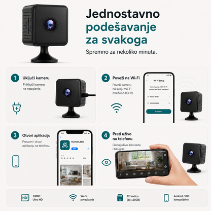 Gorilla SmartCam Mini 1080P kamera