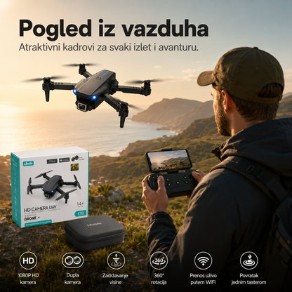 E99 AeroView – sklopivi dron sa dve kamere
