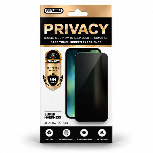 Privacy Black zaštitno staklo