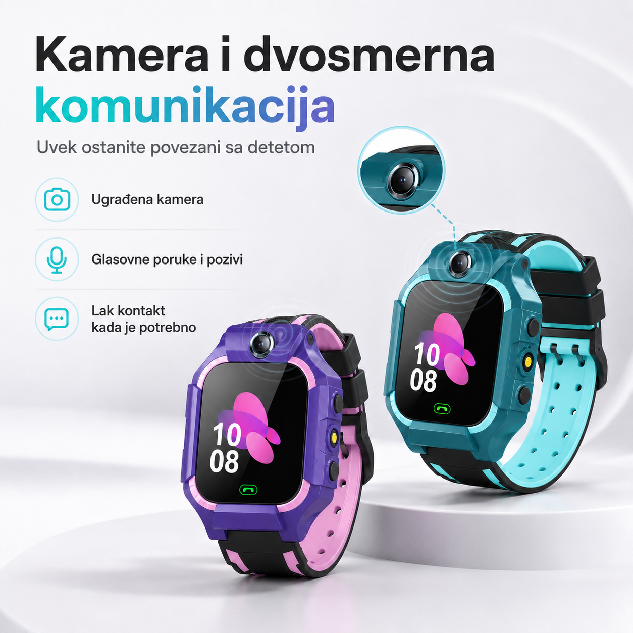 Gorilla KidSafe - dečiji pametni sat sa pozivima, lokacijom i SOS funkcijom