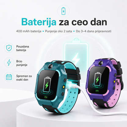 Gorilla KidSafe - dečiji pametni sat sa pozivima, lokacijom i SOS funkcijom