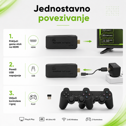 Gorilla Game Stick Lite | 2 bežična kontrolera
