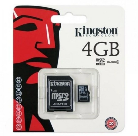 Kingston Micro SD memorijska kartica 4GB + adapter