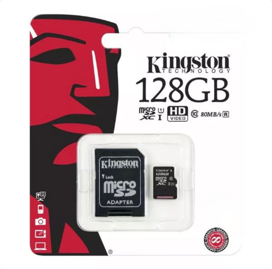 Kingston Micro SD memorijska kartica 128GB + adapter