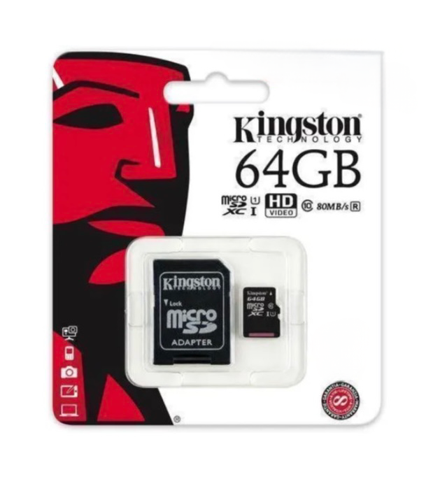 Kingston Micro SD memorijska kartica 64GB + adapter