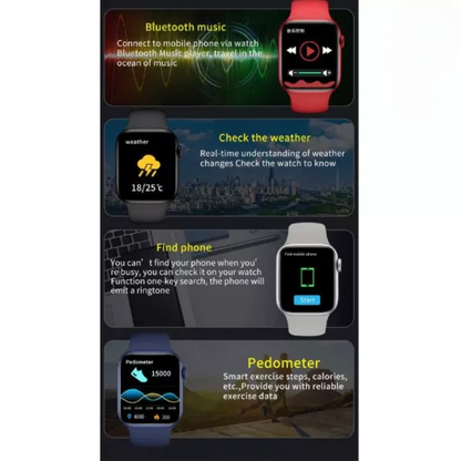 SmartWatch 7 – pametni sat (beli)