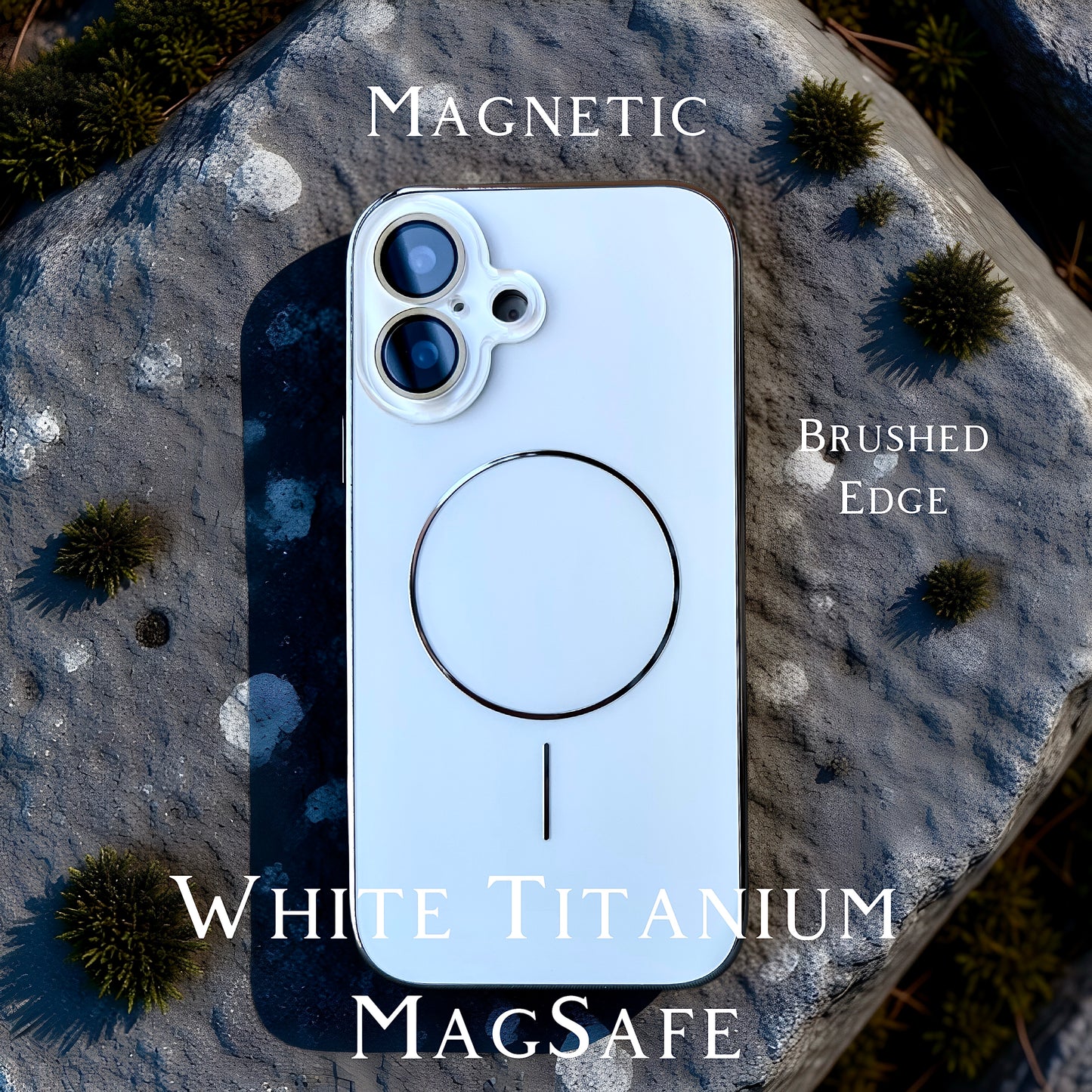 White Titanium MagSafe (Brushed Edge)