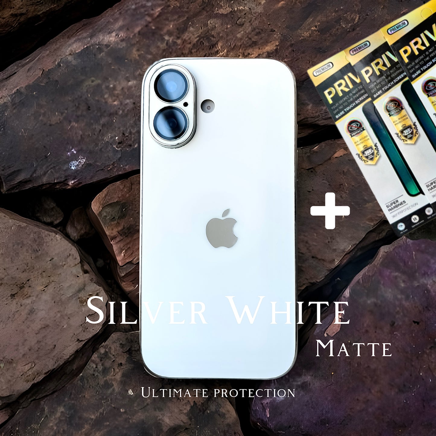 Gorilla Paket Silver White Matte