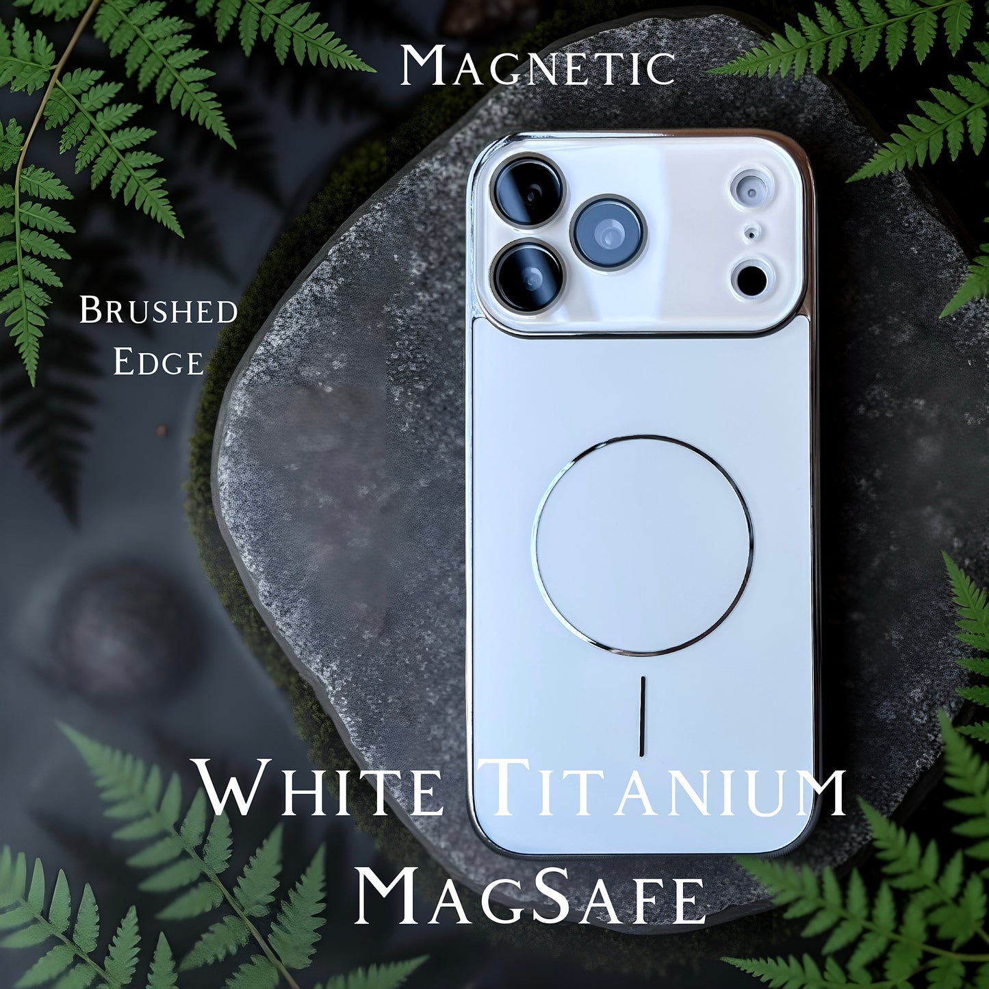 White Titanium MagSafe (Brushed Edge)