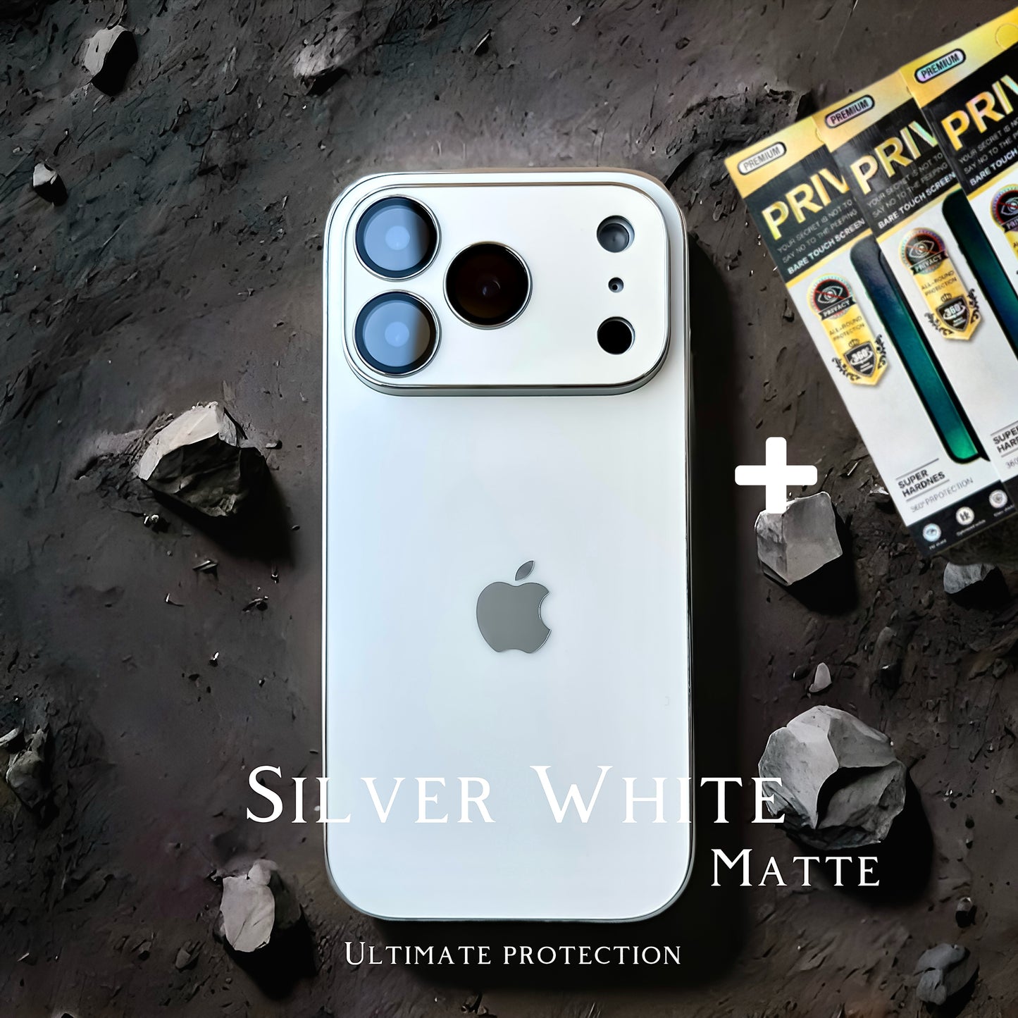 Gorilla Paket Silver White Matte