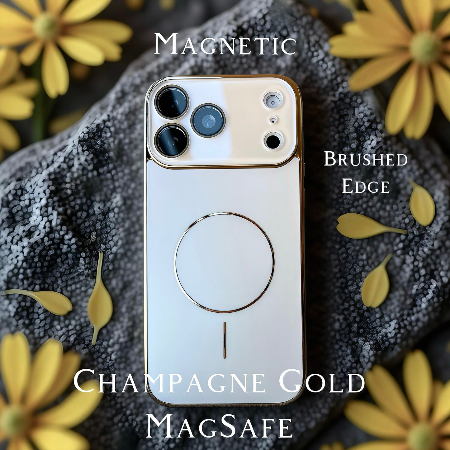 Champagne Gold MagSafe (Brushed Edge)